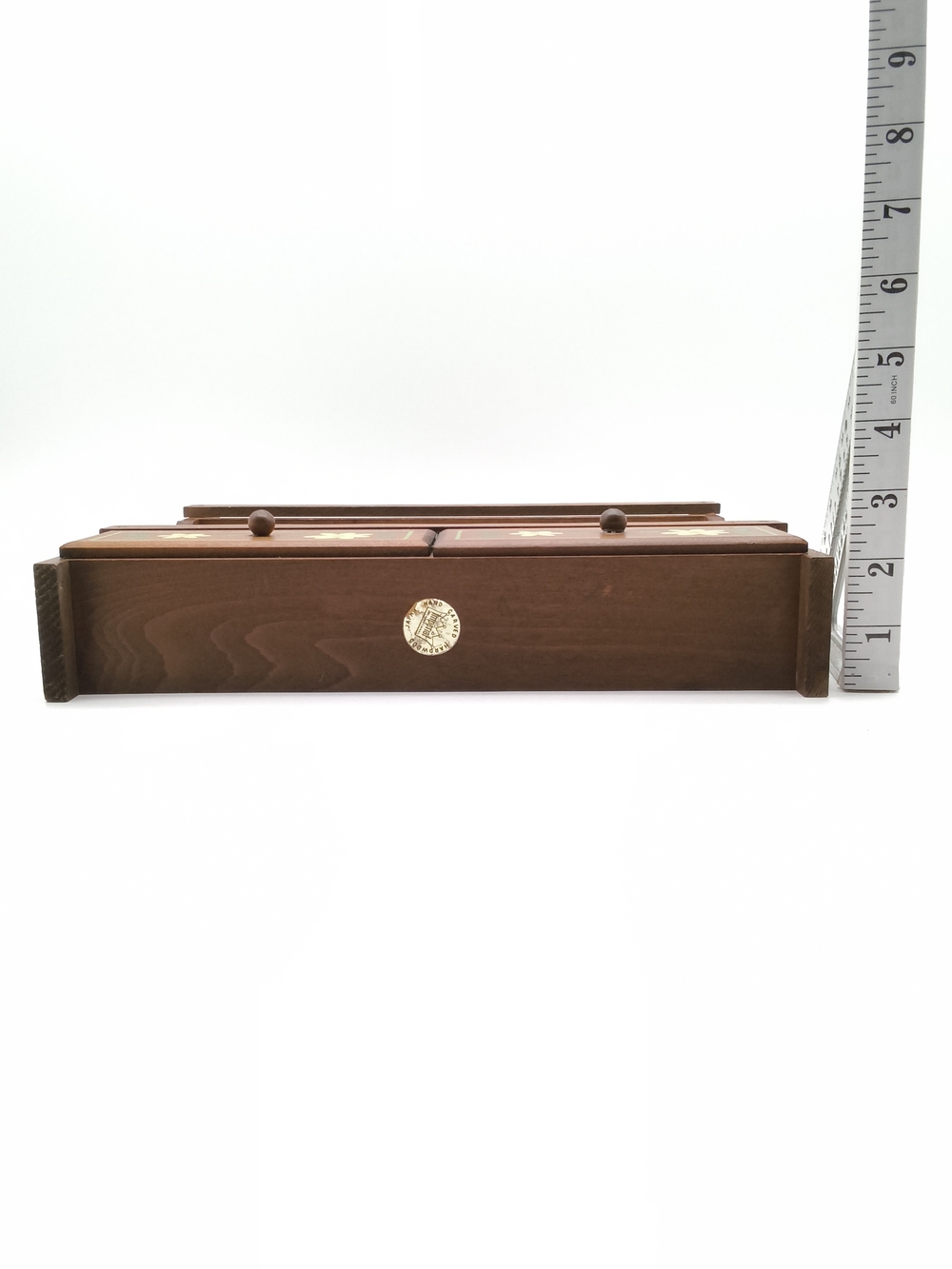 Vintage Imperial International Wood Wall Collectible Shelf/Spice Rack, 2 Drawers - Picture 8 of 12